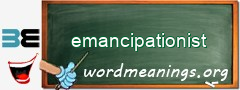 WordMeaning blackboard for emancipationist